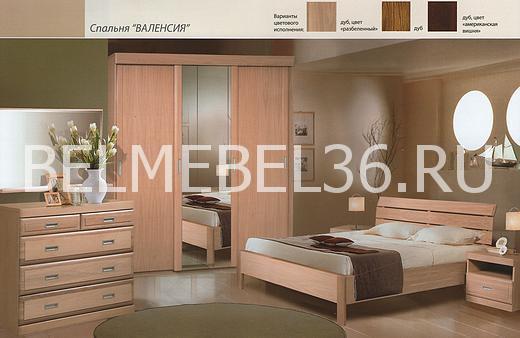 Набор для спальня «Валенсия» 01 | Белорусская мебель в Воронеже