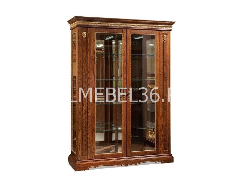 Шкаф с витриной Милана 5 П-265.05 | Белорусская мебель в Воронеже